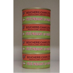 Pâté piquant au piment d'Espelette 190 grammes