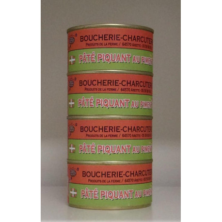Pâté piquant au piment d'Espelette 190 grammes