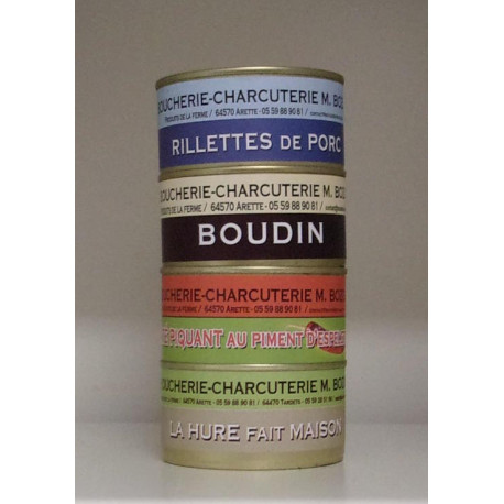 Lot de 4 conserves 760 grammes