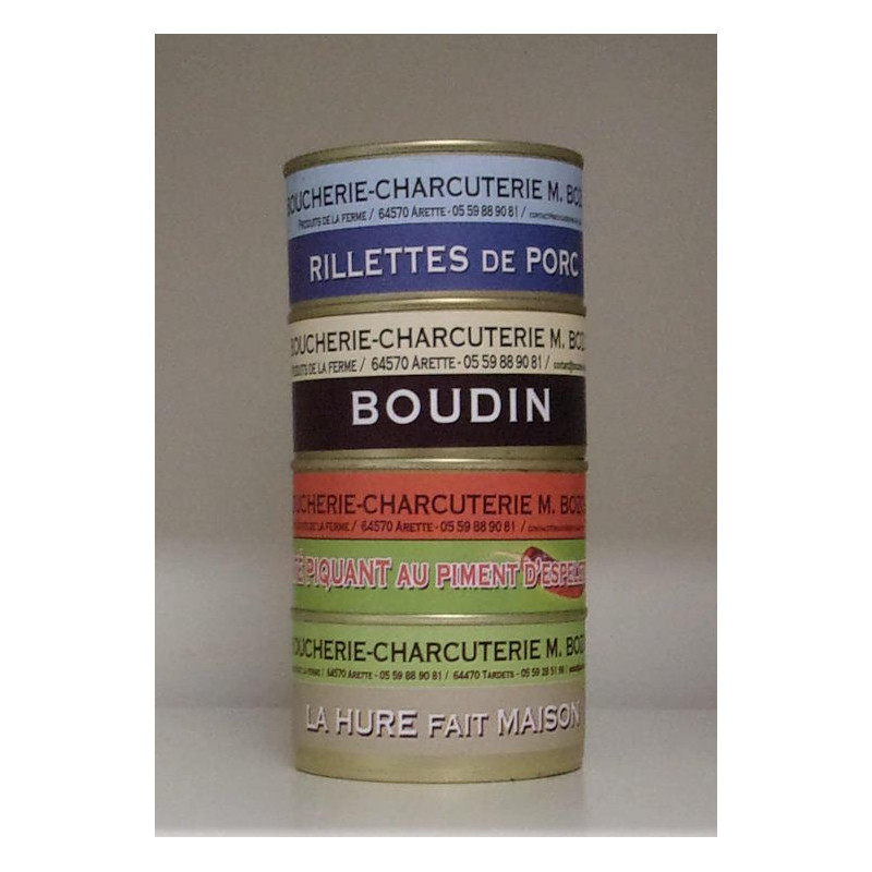 Lot de 4 conserves 760 grammes