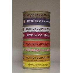 Lot de 4 conserves 760 grammes