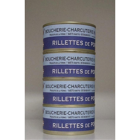 Rillettes pur porc 190 grammes