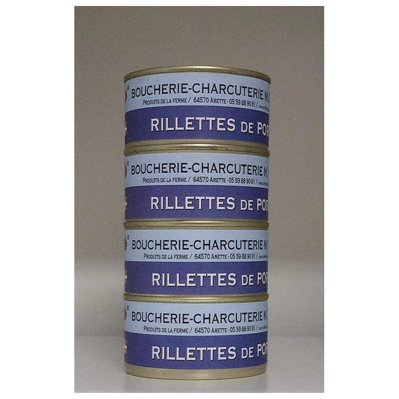 Rillettes pur porc 190 grammes