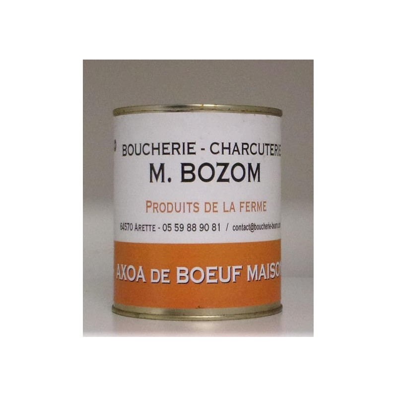 Axoa de boeuf 900 grammes