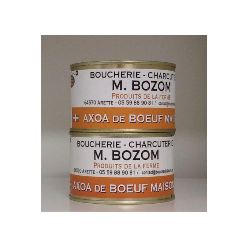 Axoa de boeuf 350 grammes