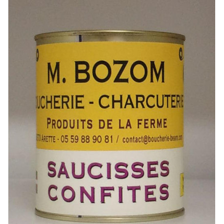 Saucisses confites 600g