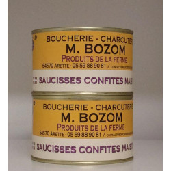 Saucisses confites 350g