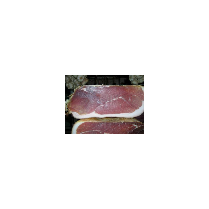 Demi Jambon de Pays sans os de 3 kg, salaison traditionnelle Boucherie Charcuterie Bozom