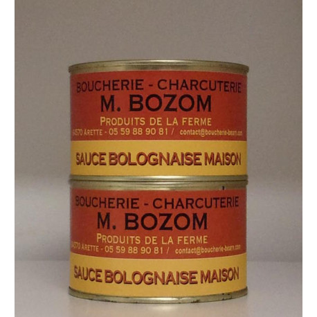 Sauce bolognaise Maison - 350 grammes