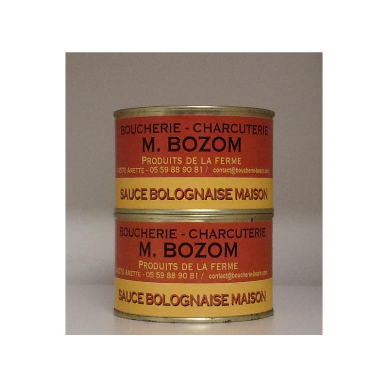 Sauce bolognaise Maison - 350 grammes